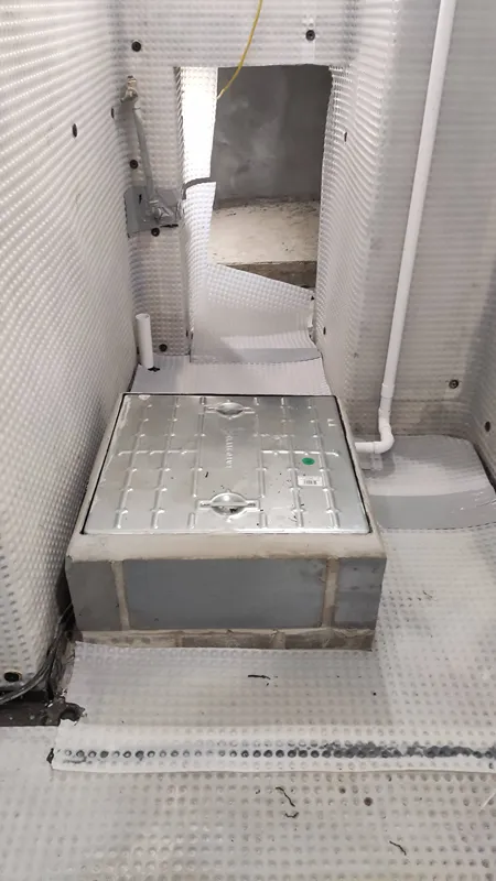 NHS Storage Facility Sump Pump Chamber During